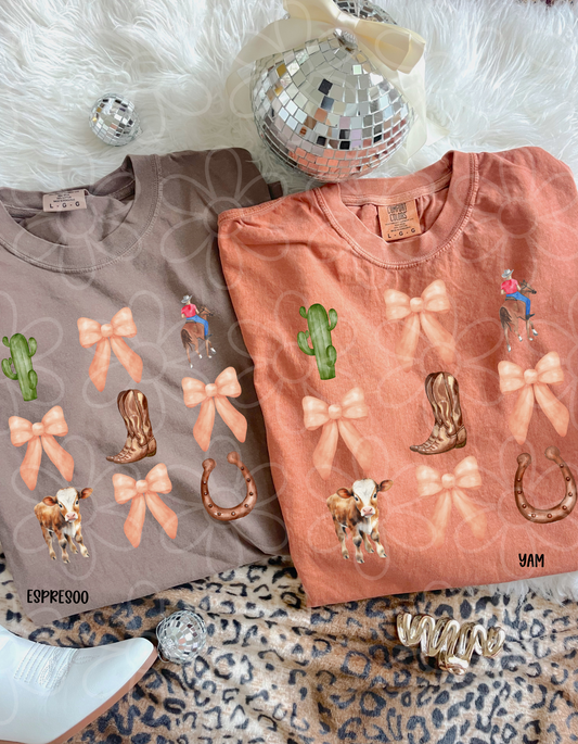 Western Coquette Completed Tee