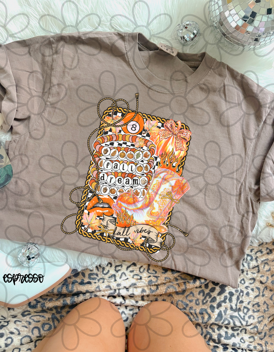 Western Fall Dream Fall Vibes Kids Completed Tee