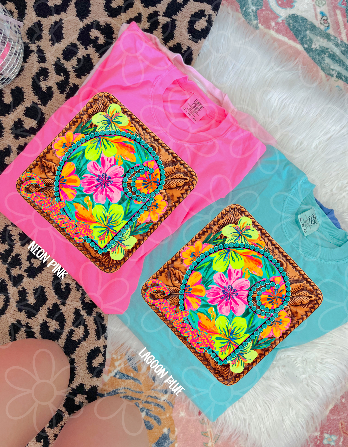 Western Floral Carhartt Completed Tee