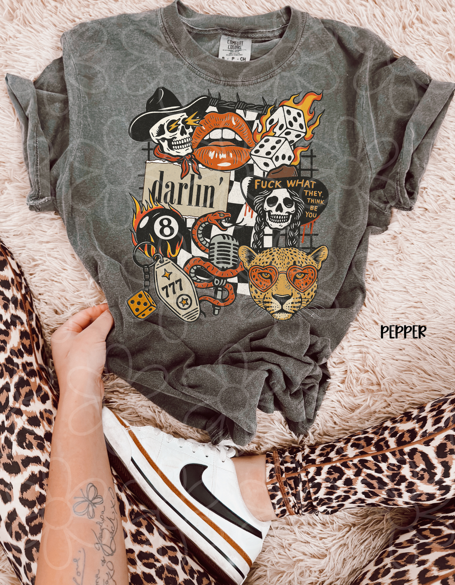 Western Fuck What They Think Be You Completed Tee