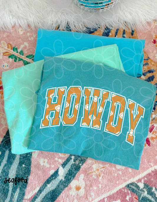 Western Howdy Completed Tee