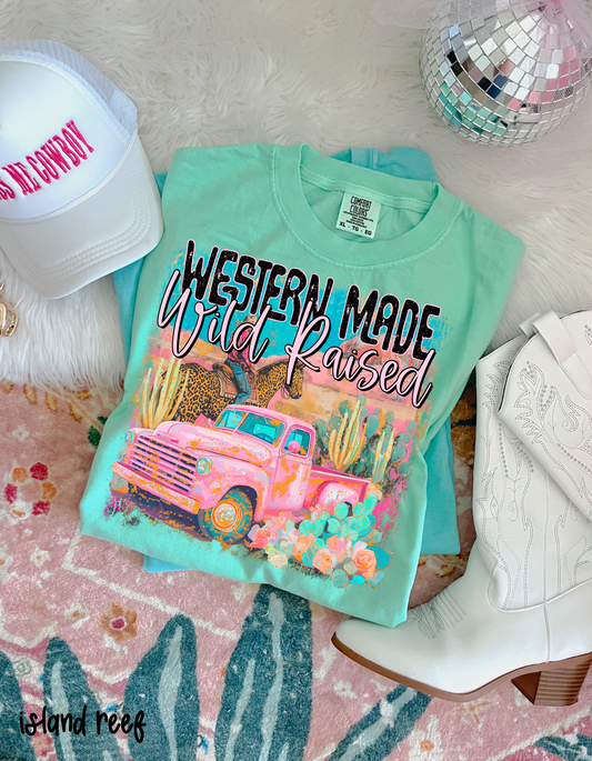 Western Made Wild Raised Kids Completed Tee
