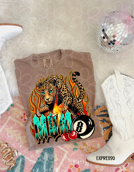 Western Mom Leopard DTF Transfer