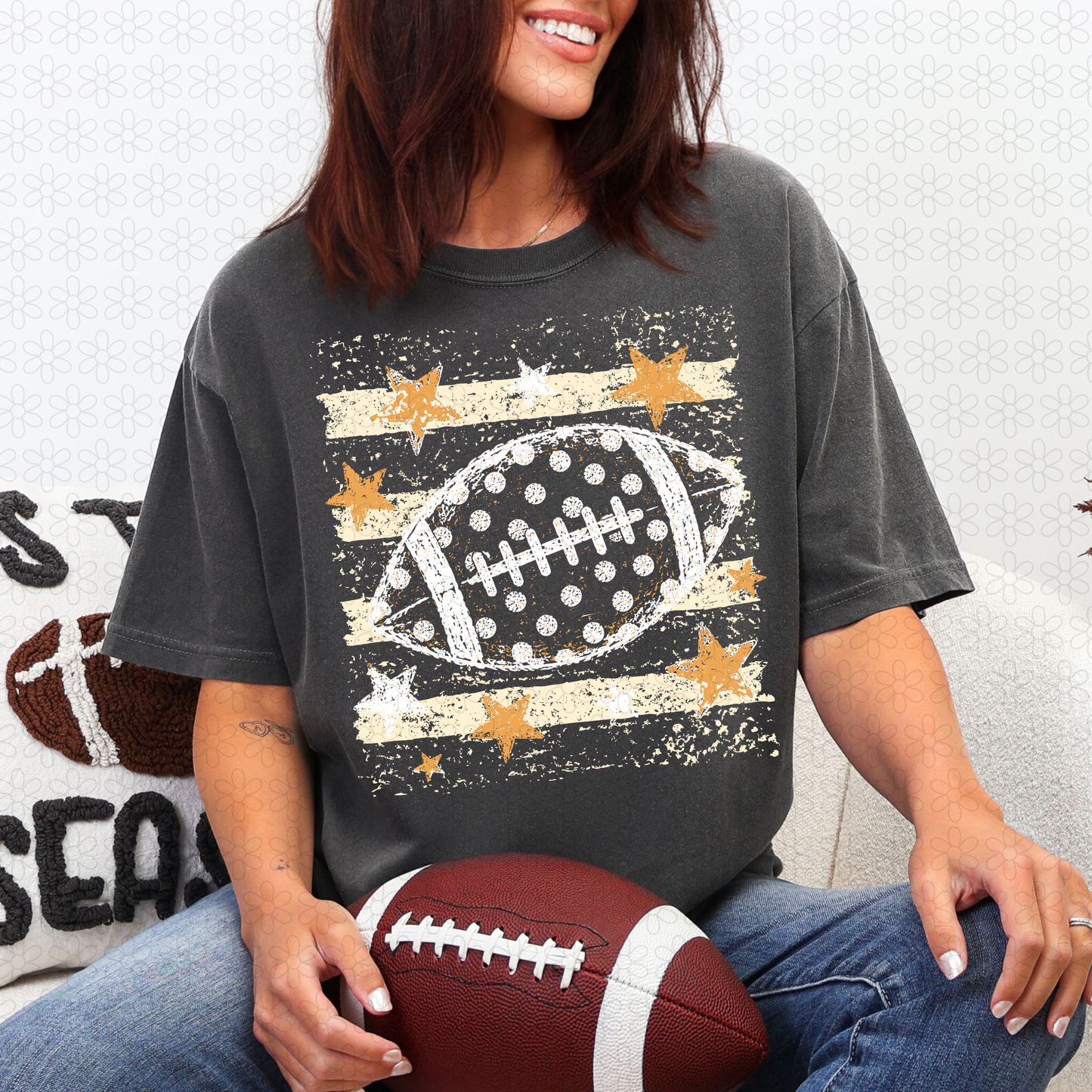 Football Stars (Multiple Colors) Completed Tee