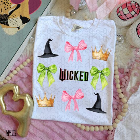 Wicked Coquette Bows Completed Tee