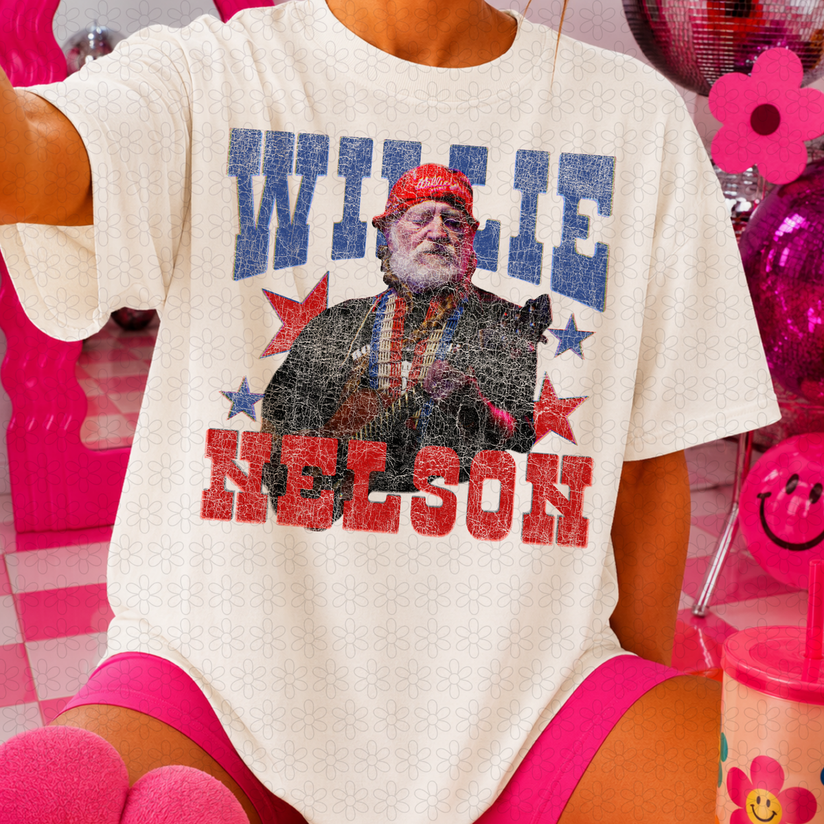 Willie Nelson Completed Tee