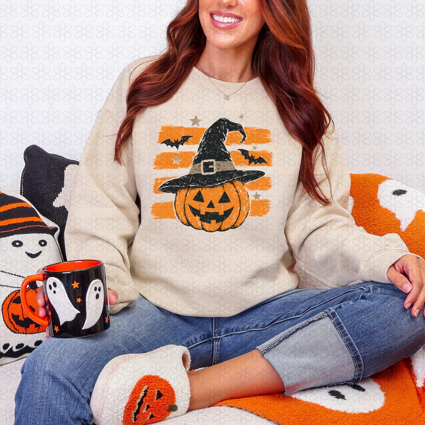 Witch hat pumpkin Completed Tee