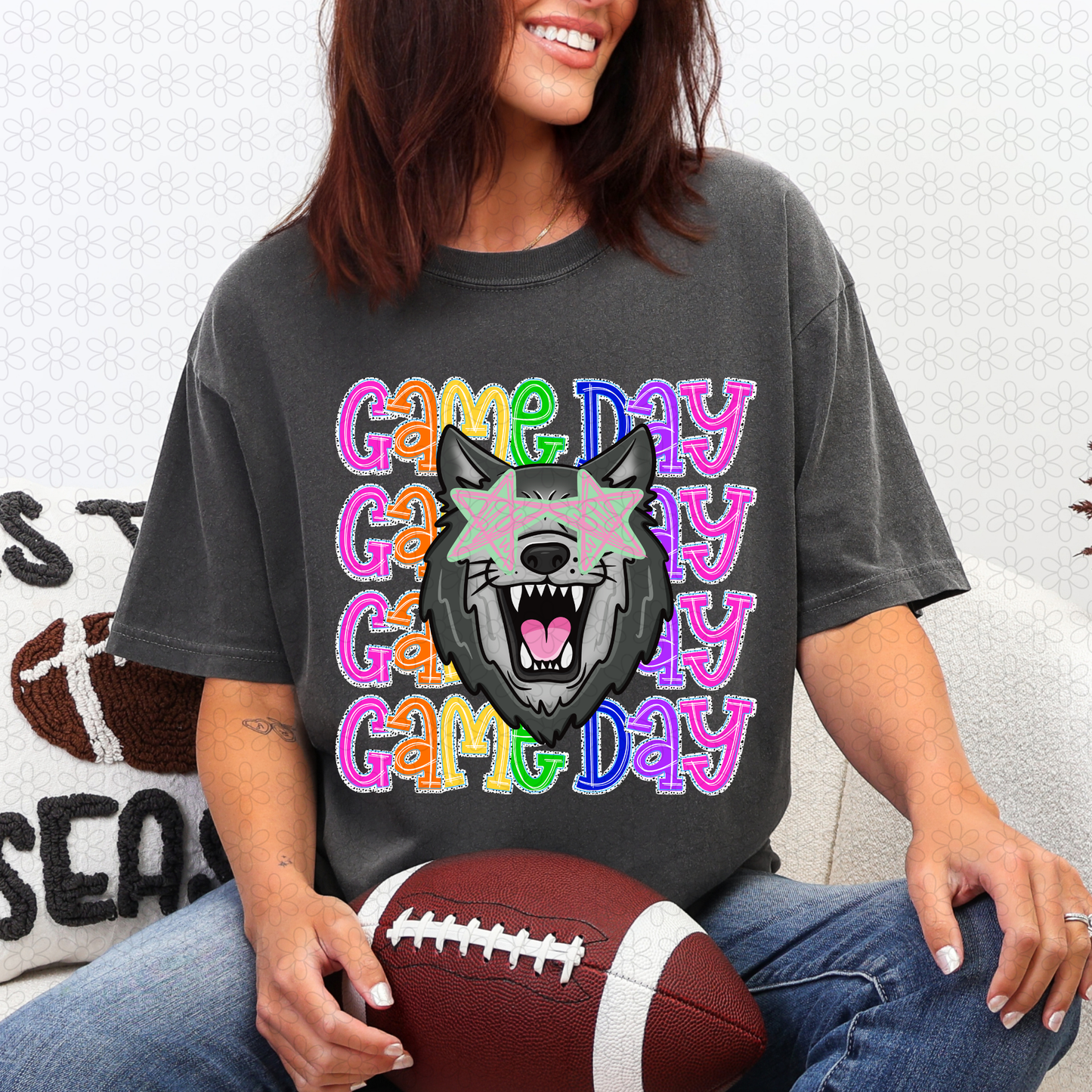 Preppy Game Day Mascots (Multiple Options) DTF Transfer