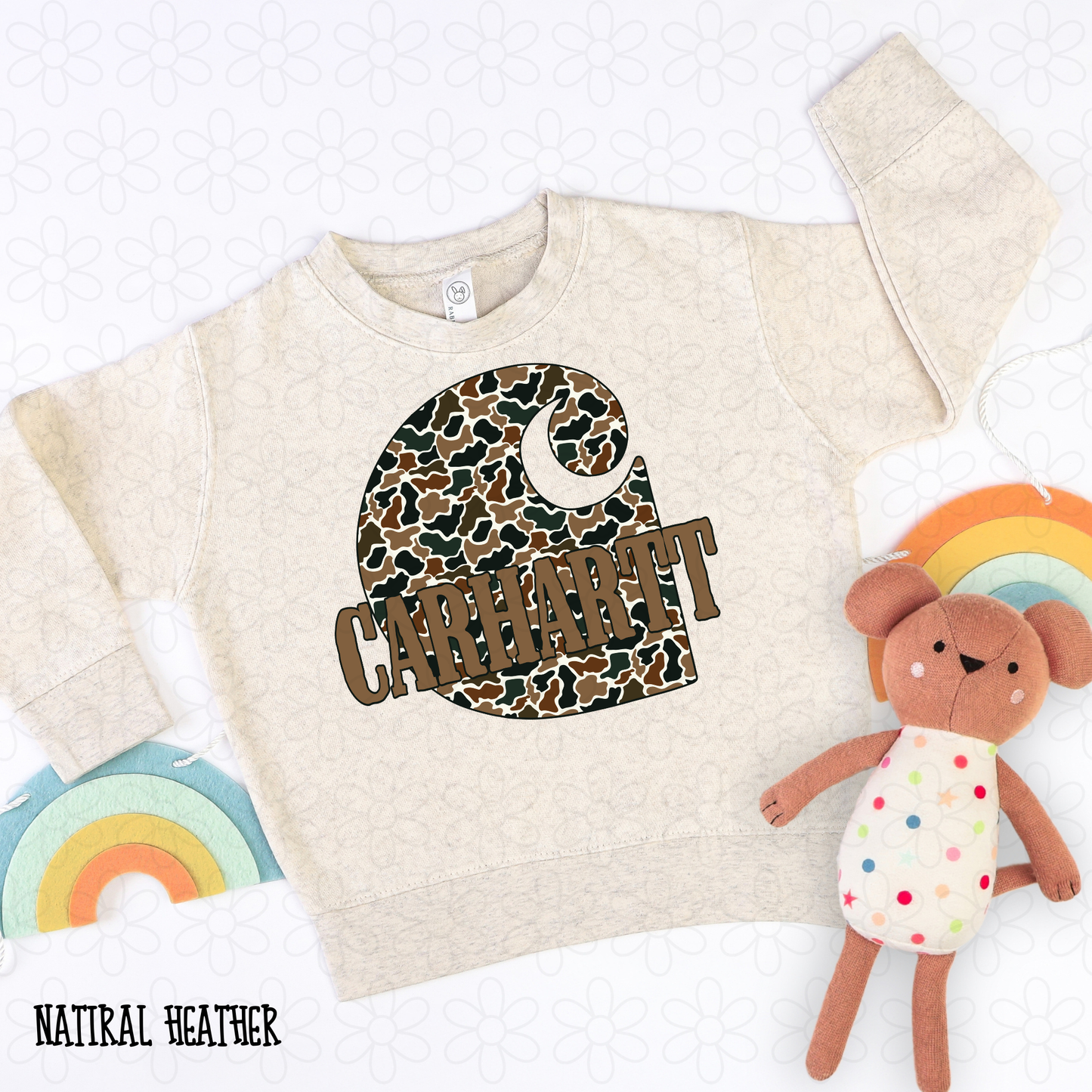 Woodland Camo Carhartt Completed Tee