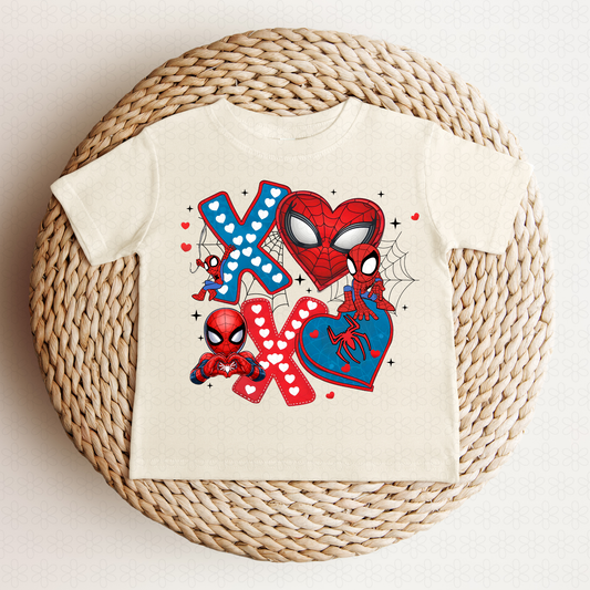 XOXO Spidey Valentines DTF Transfer
