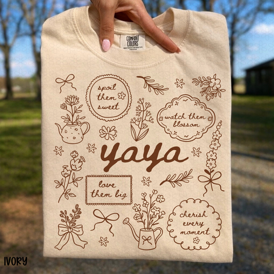 Yaya-Brown Completed Tee