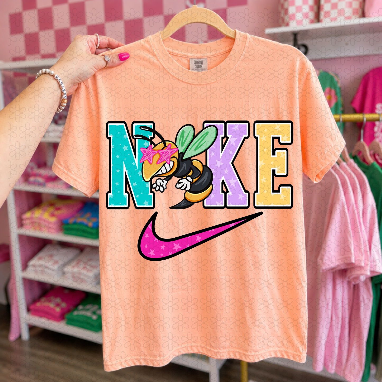 Swoosh Preppy Teams DTF Transfer