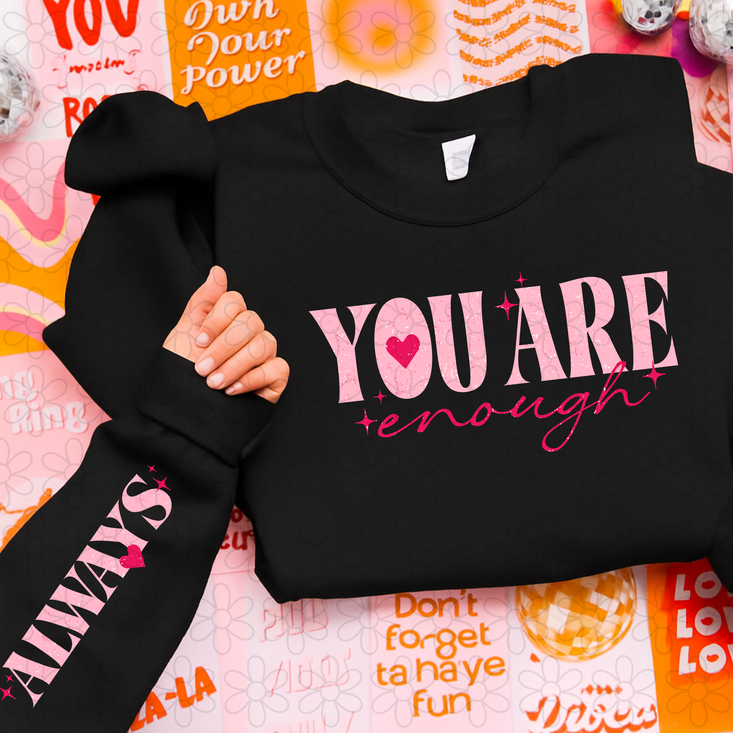 You Are Enough Always Kids Completed Tee