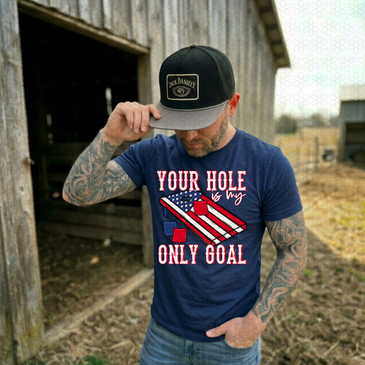 Your Hole is my only goal RWB DTF Transfer