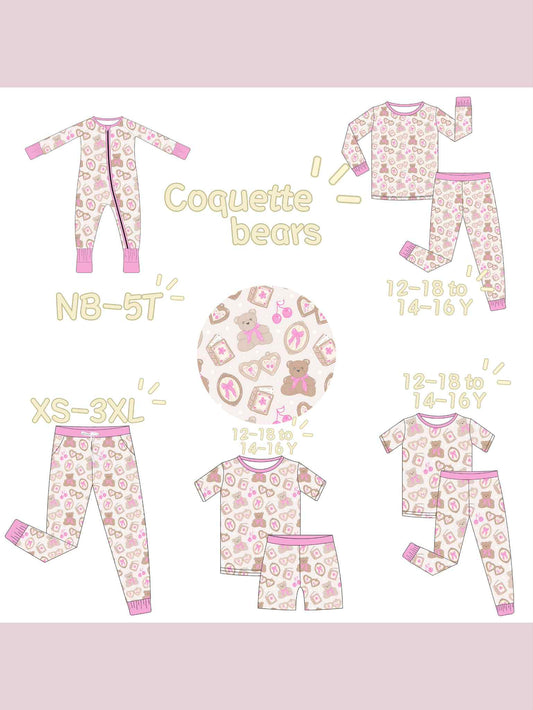 Coquette Bears Bamboo 11/07 DROP Closes 11/14 at 8:00pm CST