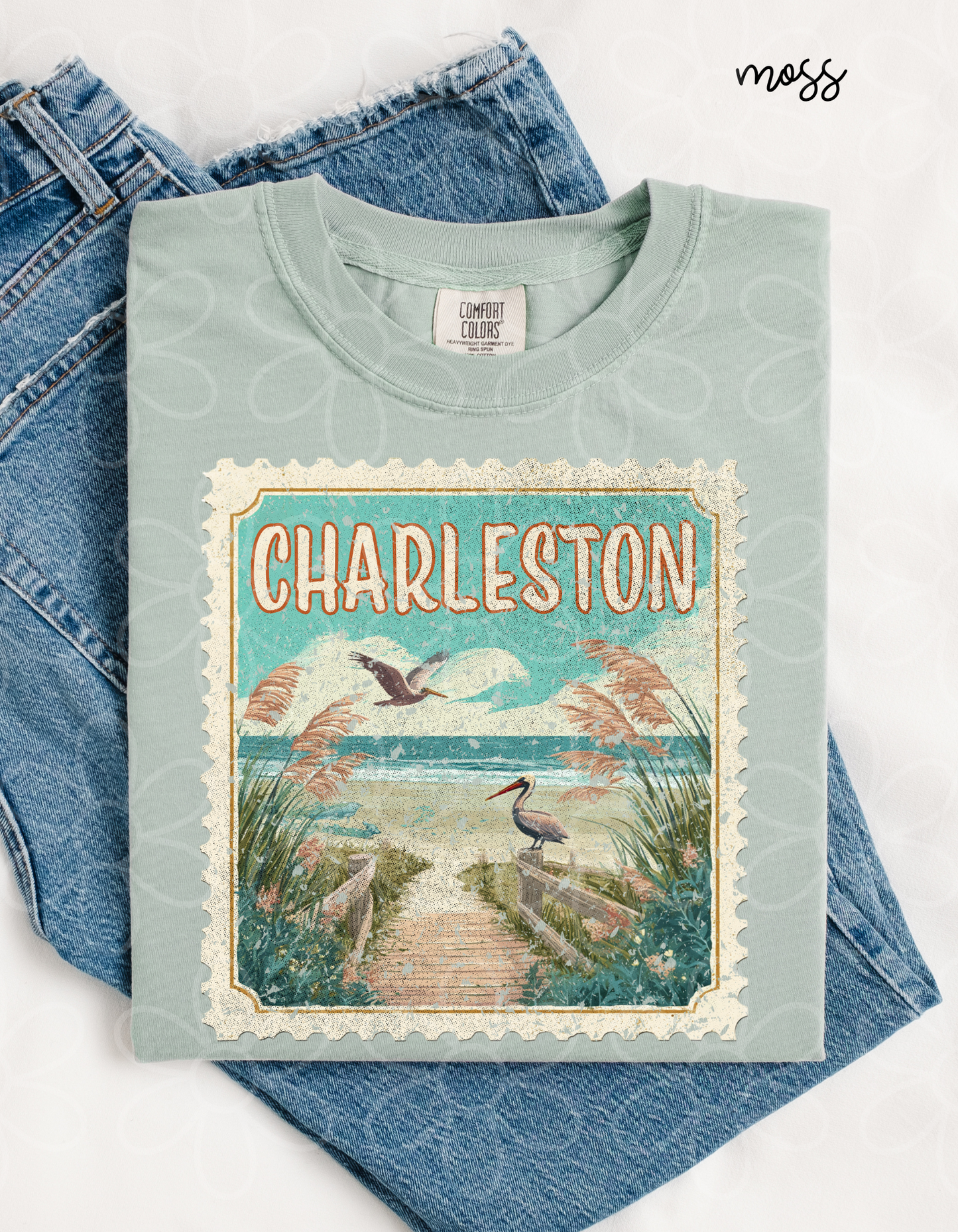 Distressed Beach Stamps (Multiple Options) DTF Transfer
