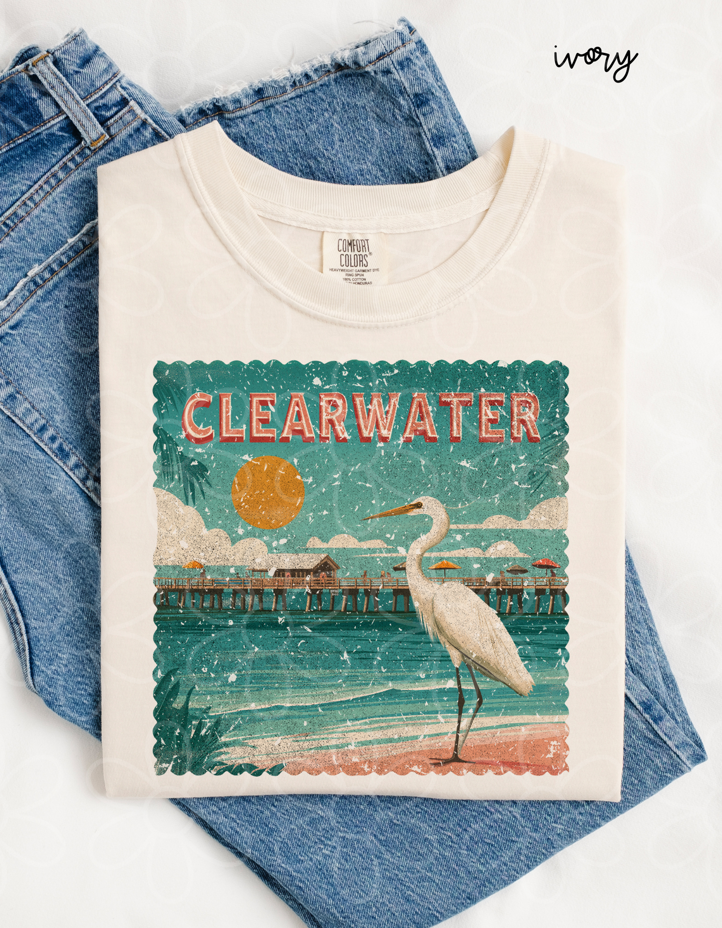Distressed Beach Stamps (Multiple Options) DTF Transfer