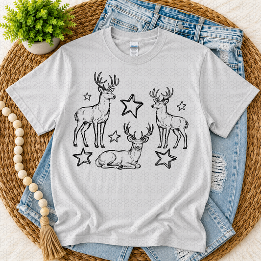 deer (Multiple Color Options) Completed Tee