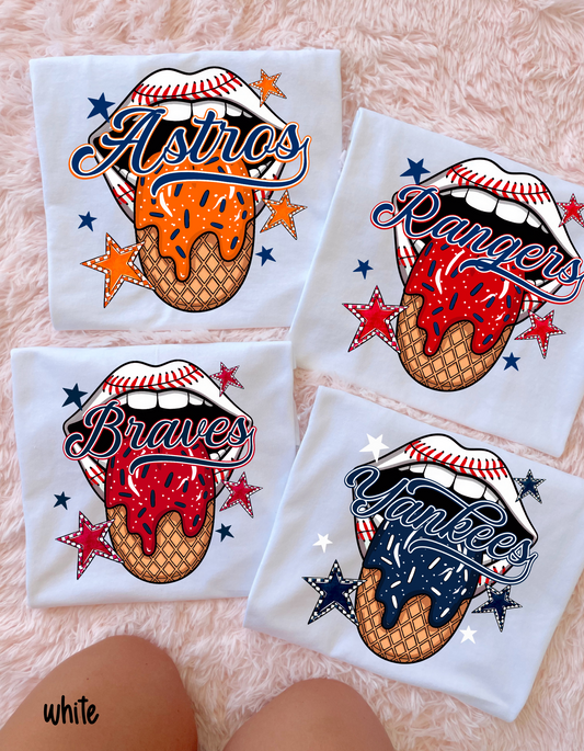 Drip Ice Cream Teams (Multiple Options) Completed Tee