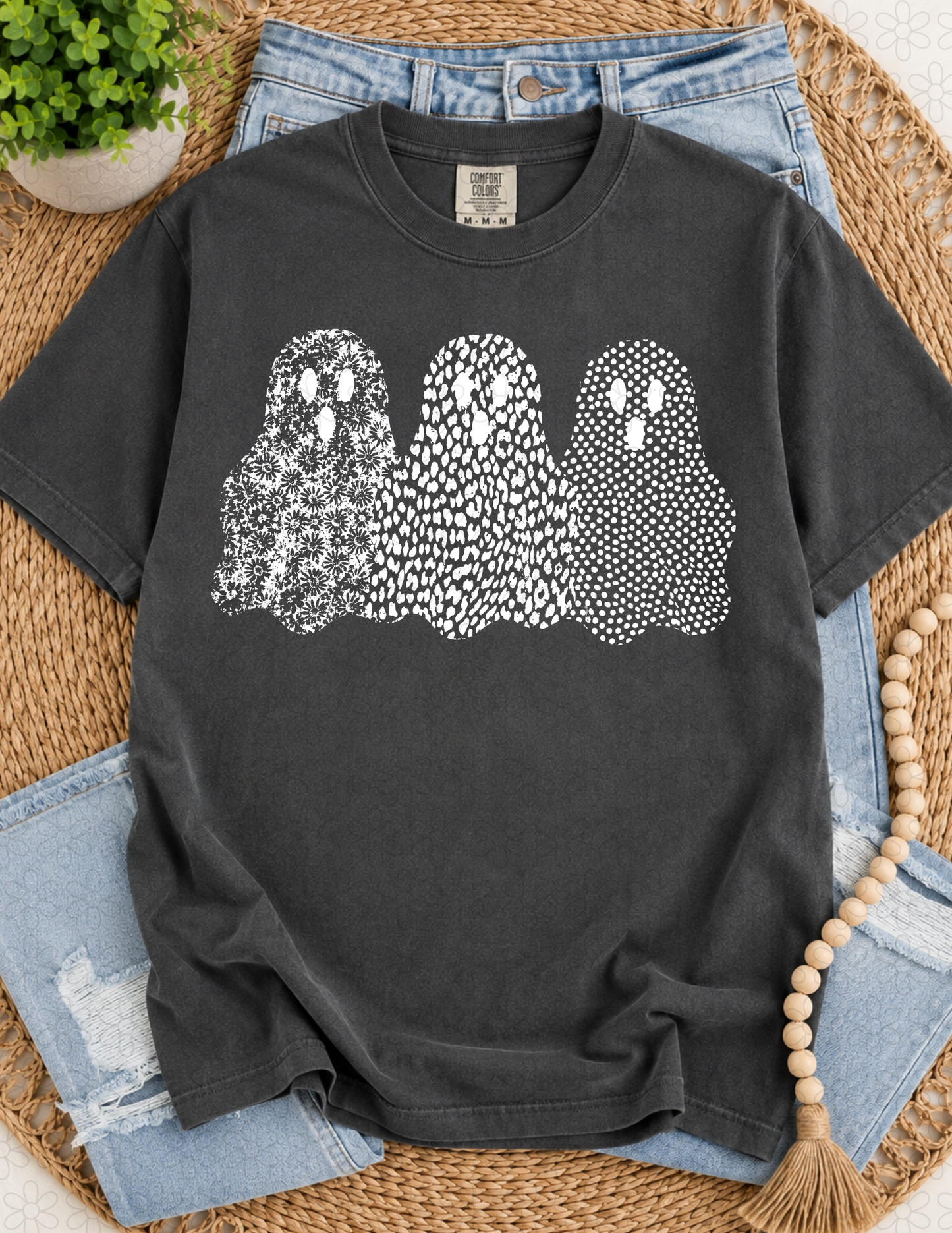 ghost in white Completed Tee