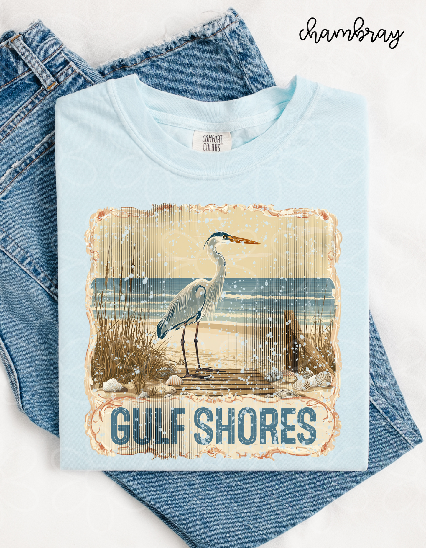 Distressed Beach Stamps (Multiple Options) DTF Transfer