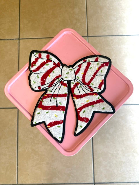 Bow sprinkles coquette patch