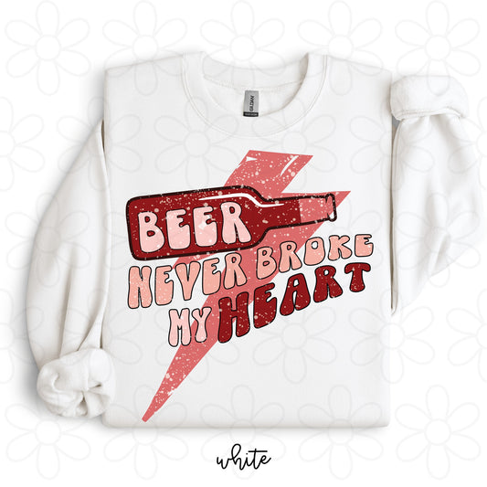 Beer Never Broke My Heart Completed Tee