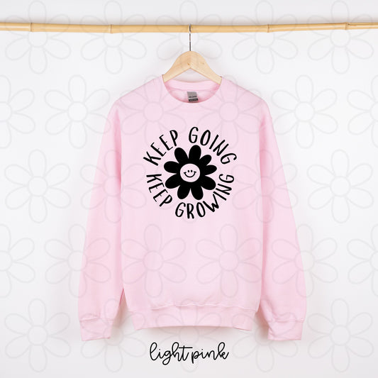 Keep Going Keep Growing Kids Completed Tee