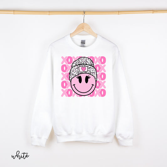 XOXO Valentines Smiley Kids Completed Tee