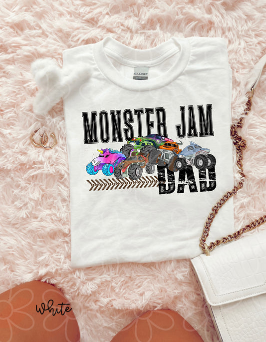 Monster Jam Dad Completed Tee