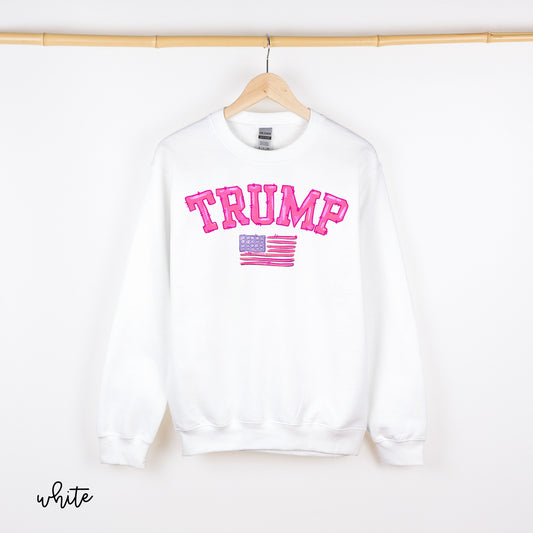 Pink Trump Flag DTF Transfer