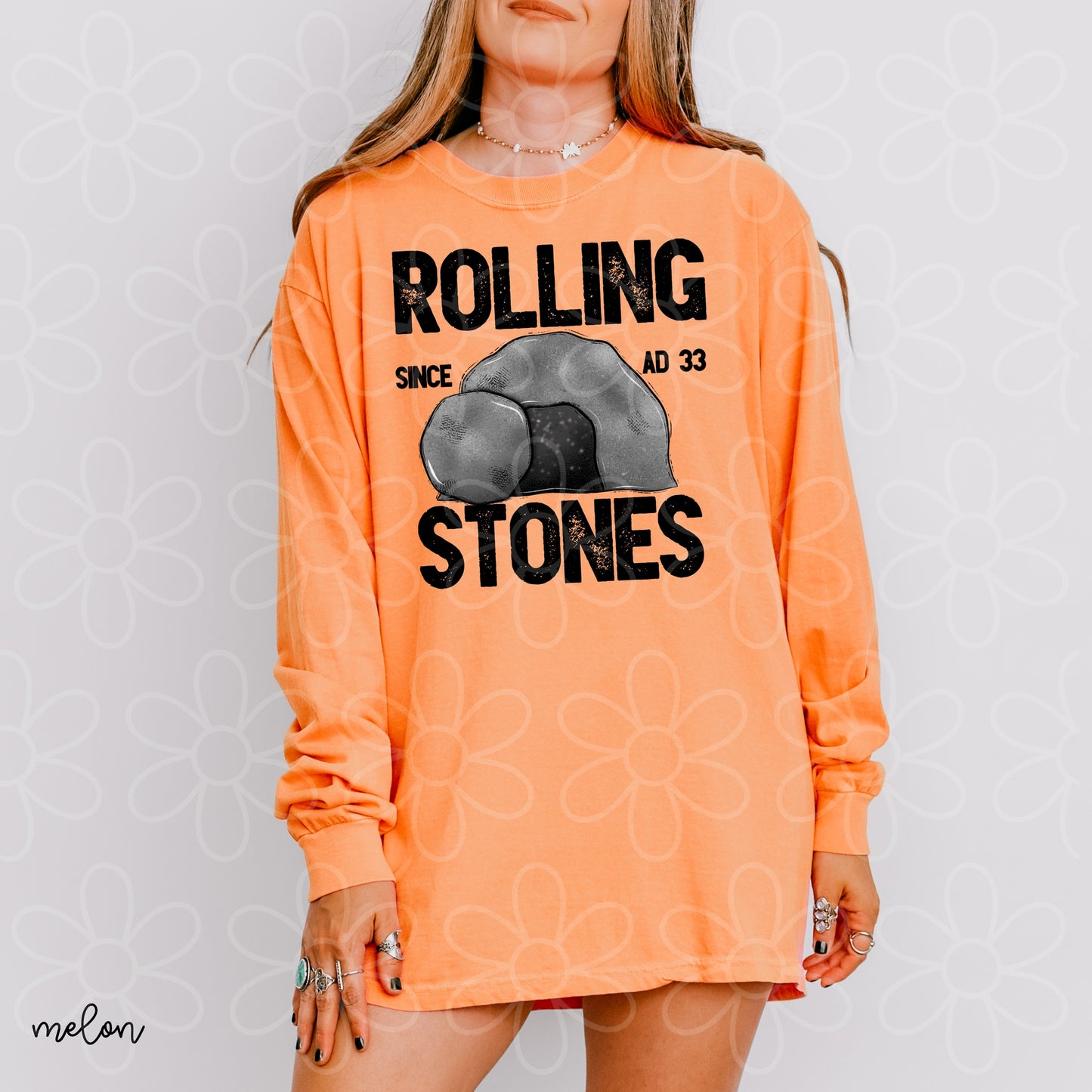 Rolling Stones Since AD 33 DTF Transfer