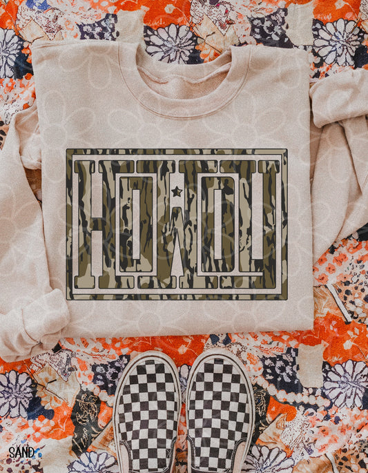 Camo Howdy Kids Completed Tee