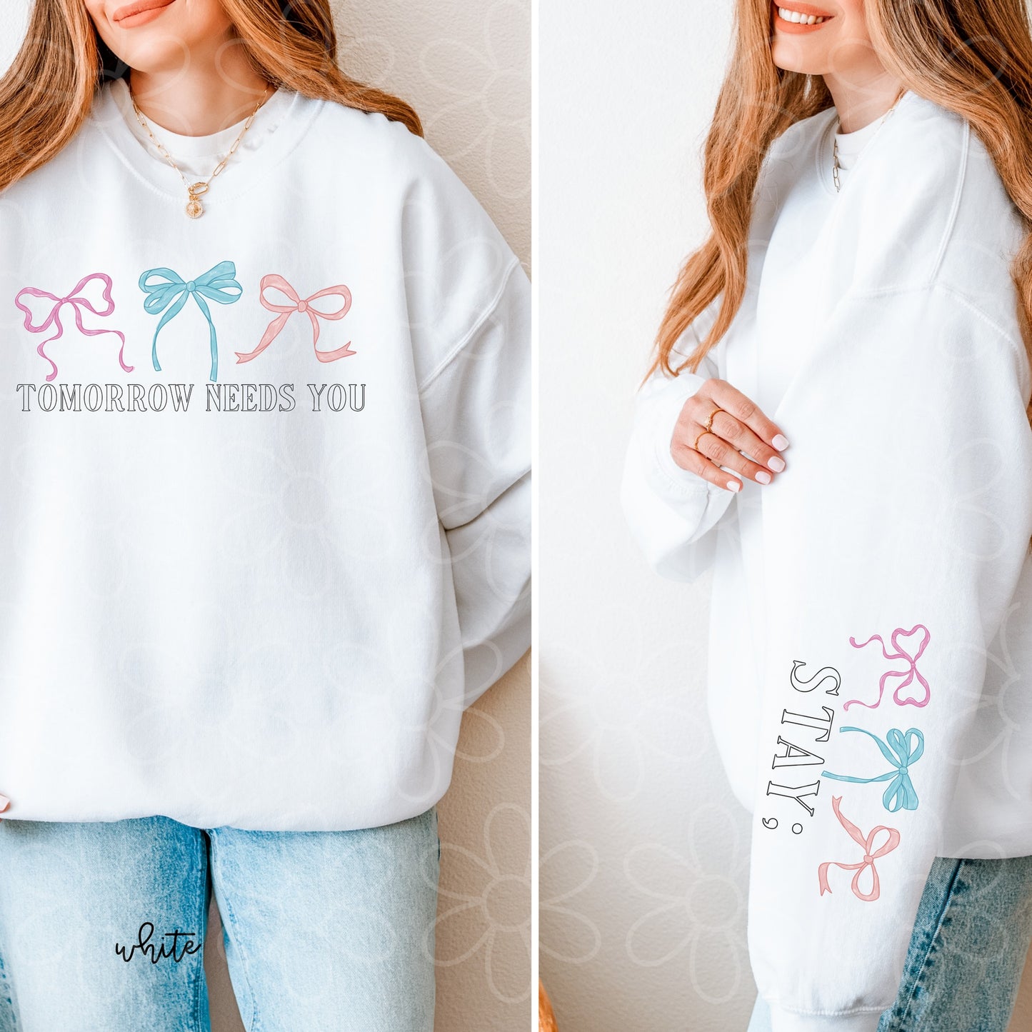 Bows Tomorrow Needs You Completed Tee