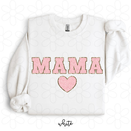 Chenille Pink Mama Completed Tee