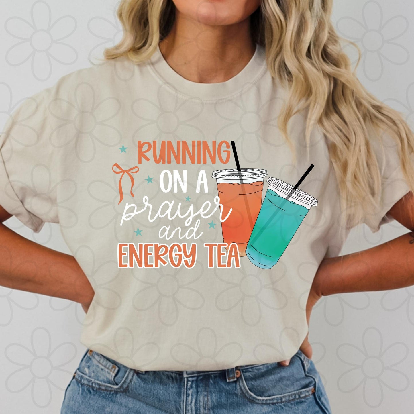 Running On A Prayer Drink - Multiple Options DTF Transfer