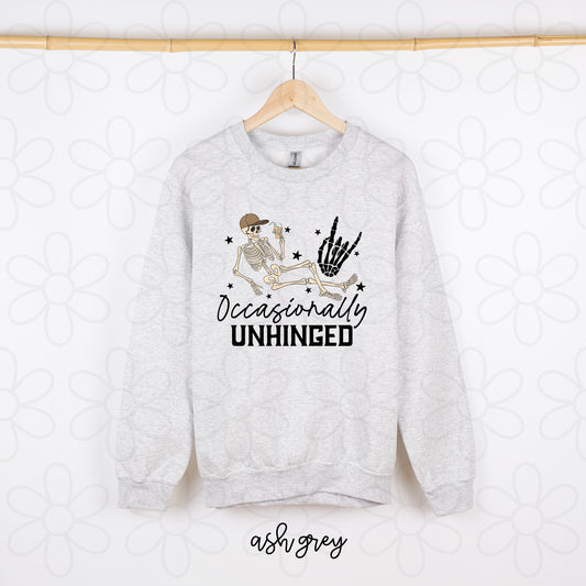 Occasionally Unhinged Completed Tee