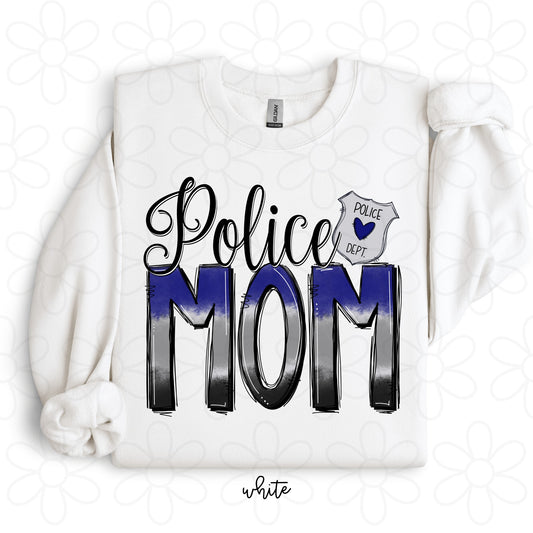 Police Mom Completed Tee