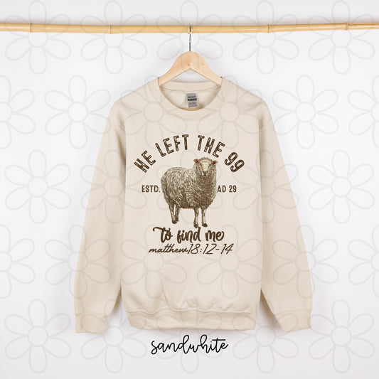 He Left The 99 Completed Tee