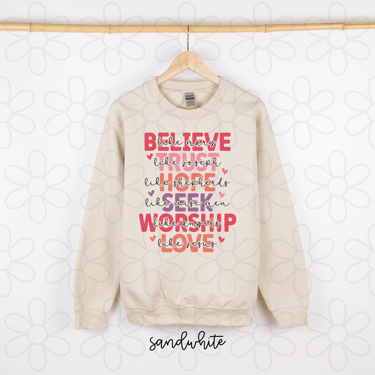 Believe Like Mary Completed Tee