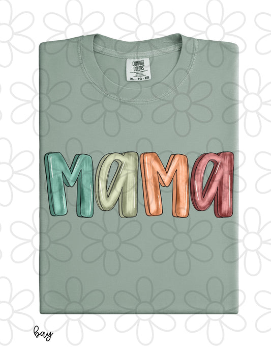 Custom Neutral Ombre Names Kids Completed Tee