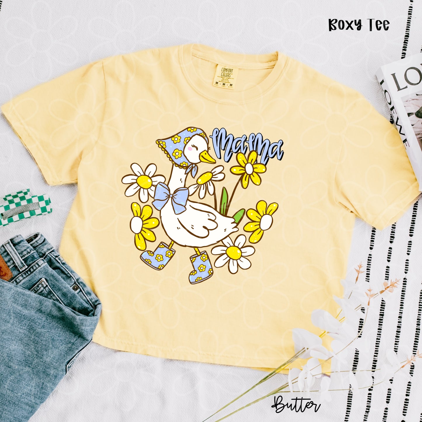 Blue Mama Spring Goose Completed Tee