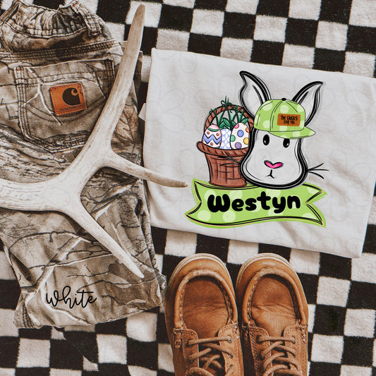 Custom Name Fishing Kids Completed Tee