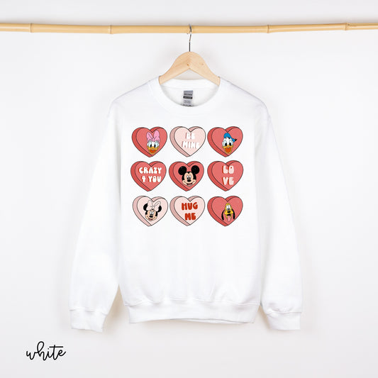 Mickey Candy Hearts Kids Completed Tee