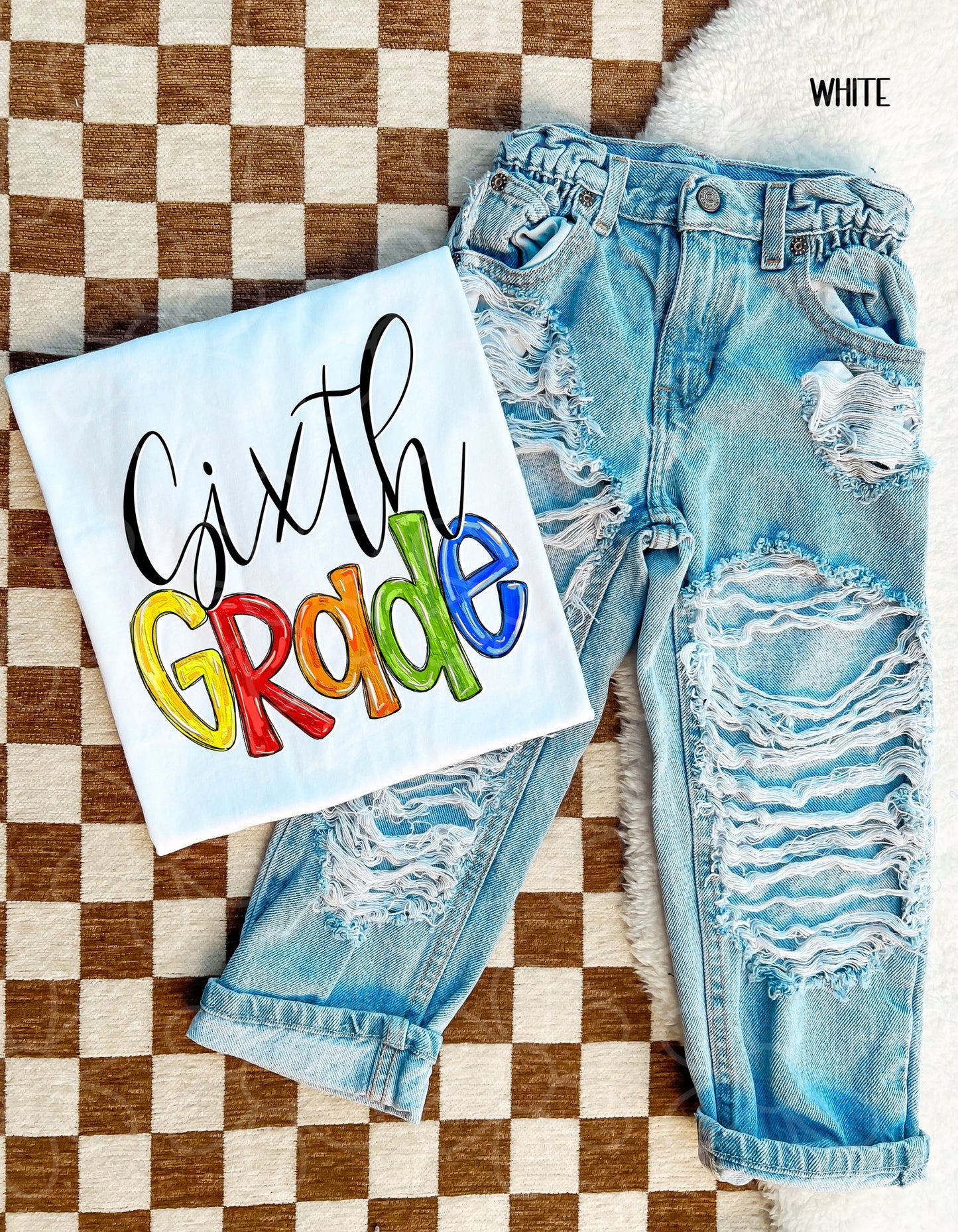 School Grades - Multiple Options Kids Completed Tee