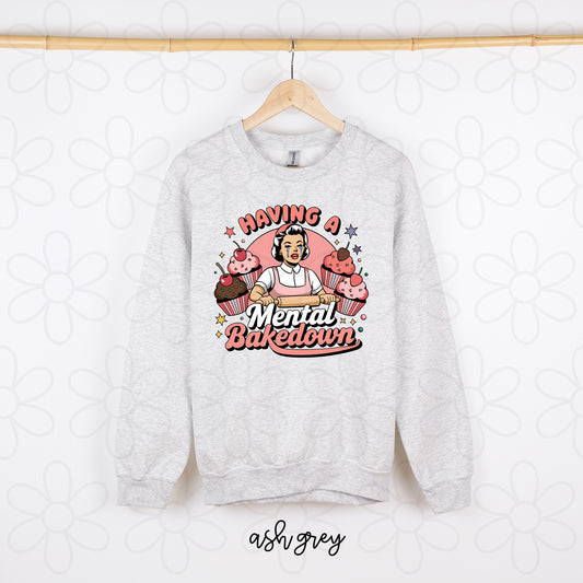 Having A Mental Bakedown Completed Tee