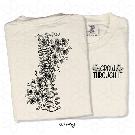 Grow Through It Completed Tee
