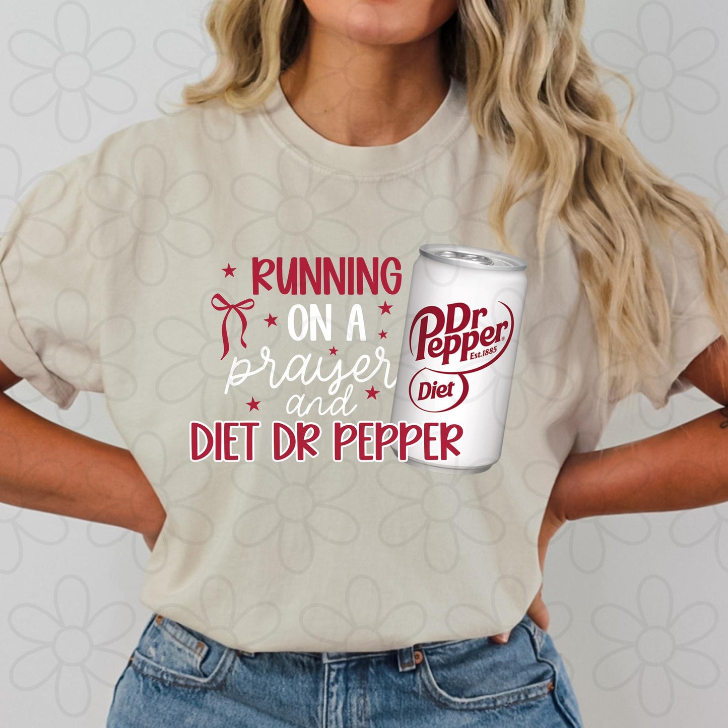 Running On A Prayer Drink - Multiple Options DTF Transfer