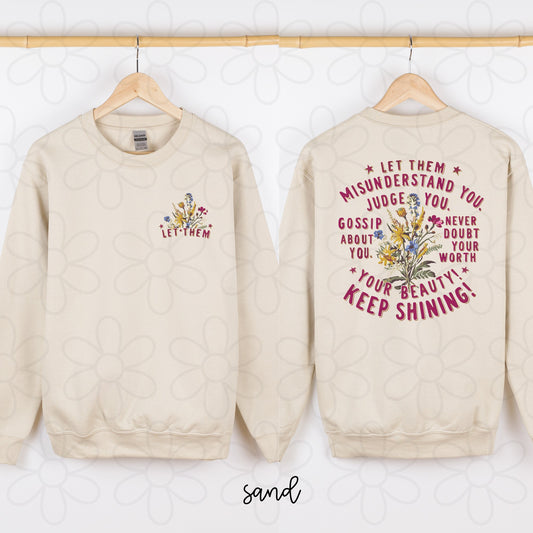 Let Them Completed Tee