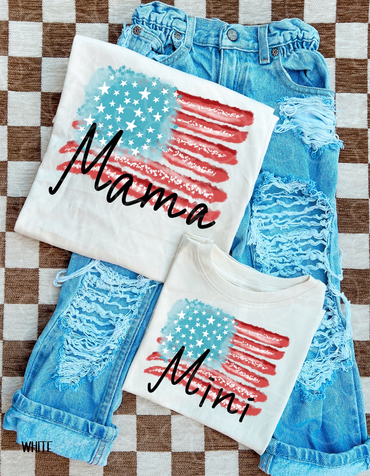 Flag Mama DTF Transfer